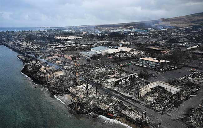 آتش سوزی که به جان هاوایی افتاد.